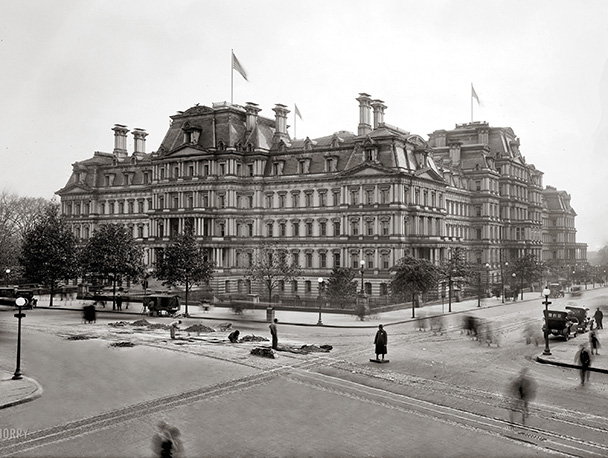 National Historic Landmark Dwight D. Eisenhower Executive Office Building in Washington, DC