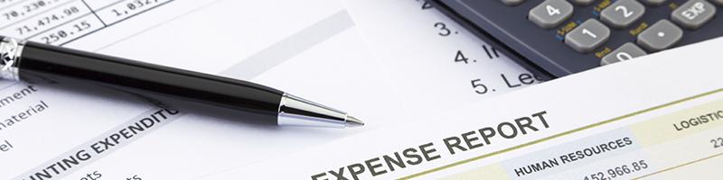 image of expense report