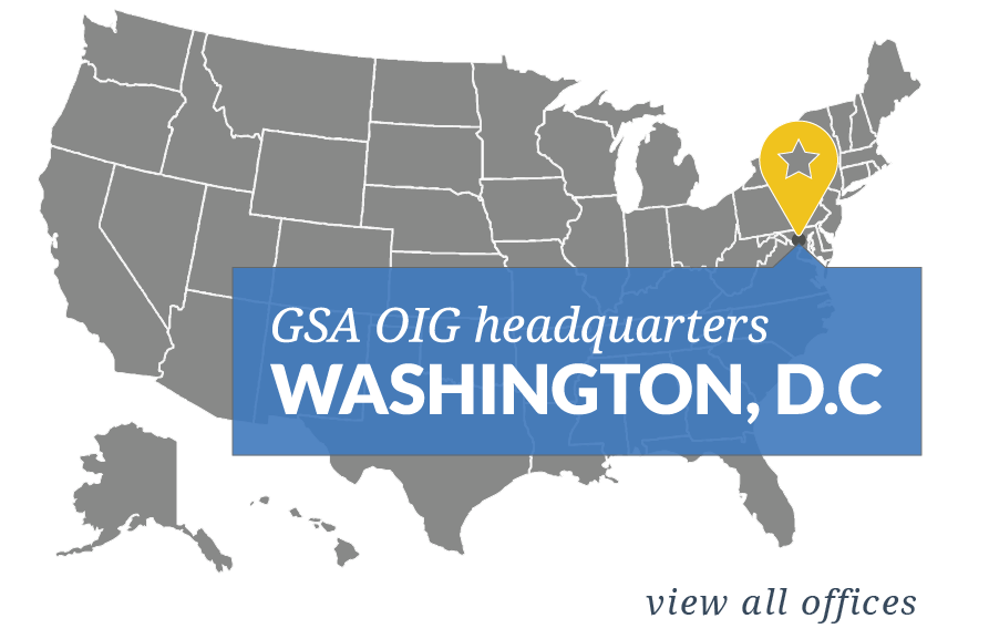 GSA OIG headquarters Washington, D.C. view all offices image